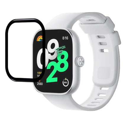 For Xiaomi Redmi Watch 4 Flexible PMMA Film HD Clear Full Cover Slim Bracelet Screen Protector