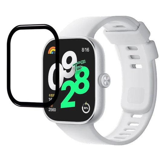 For Xiaomi Redmi Watch 4 Flexible PMMA Film HD Clear Full Cover Slim Bracelet Screen Protector