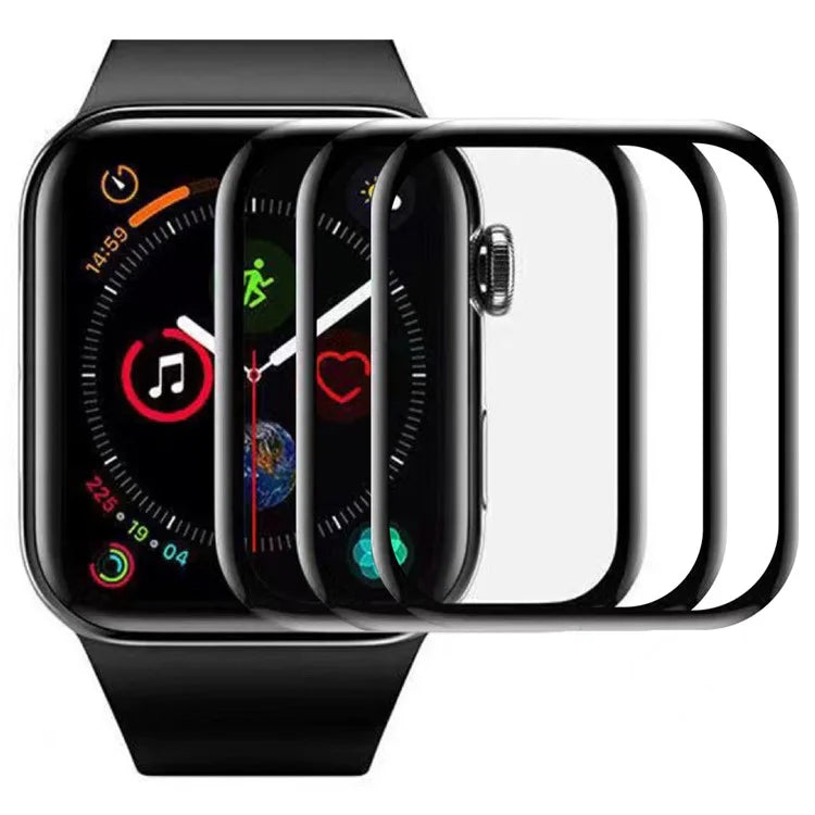 For Apple Watch Series 3 / 2 / 1 38mm 3Pcs Watch Screen Protector HD Clear PMMA Film with Installation Tool