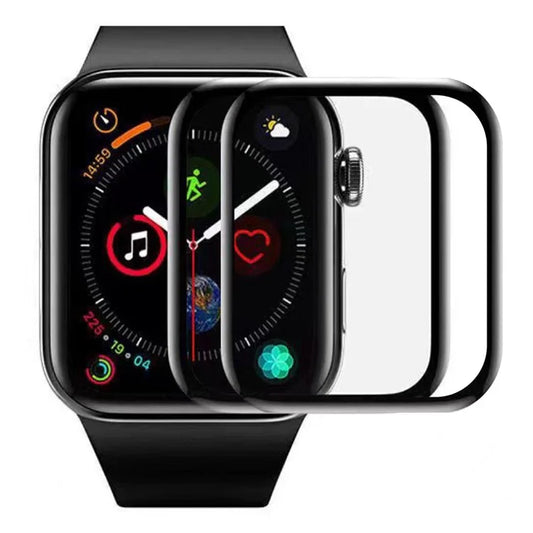 For Apple Watch Series 7 / 8 / 9 45mm 2Pcs Watch Film PMMA Anti-scratch Screen Protector with Installation Tool