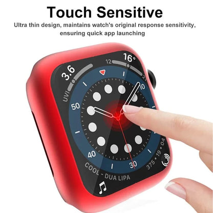 For Apple Watch SE (2022) / SE / 6 / 5 / 4 40mm Case Cover Electroplated Soft TPU Case with Screen Protector