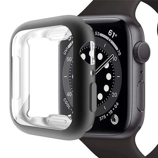 For Apple Watch Series 3 / 2 / 1 38mm Case Electroplating TPU Watch Cover with Screen Protector