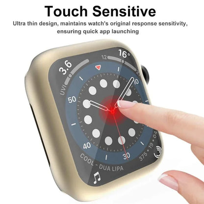 For Apple Watch Series 3 / 2 / 1 38mm Case Electroplating TPU Watch Cover with Screen Protector