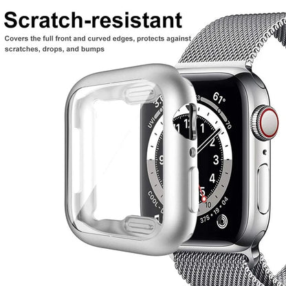 For Apple Watch Series 3 / 2 / 1 38mm Case Electroplating TPU Watch Cover with Screen Protector