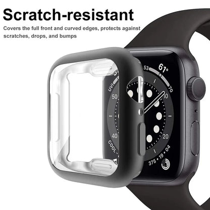 For Apple Watch Series 3 / 2 / 1 42mm Soft TPU Case with Screen Protector Electroplated Watch Cover
