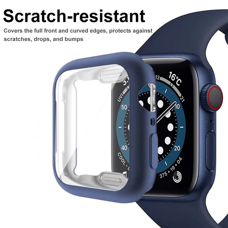 For Apple Watch Series 3 / 2 / 1 42mm Soft TPU Case with Screen Protector Electroplated Watch Cover