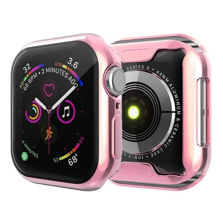 For Apple Watch Ultra 2 49mm / Ultra 49m TPU Case with Screen Protector All Around Electroplated Watch Cover