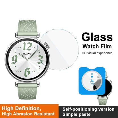 IMAK For Huawei Watch GT 4 41mm Screen Protector Tempered Glass Watch Film with Auto Alignment Tool