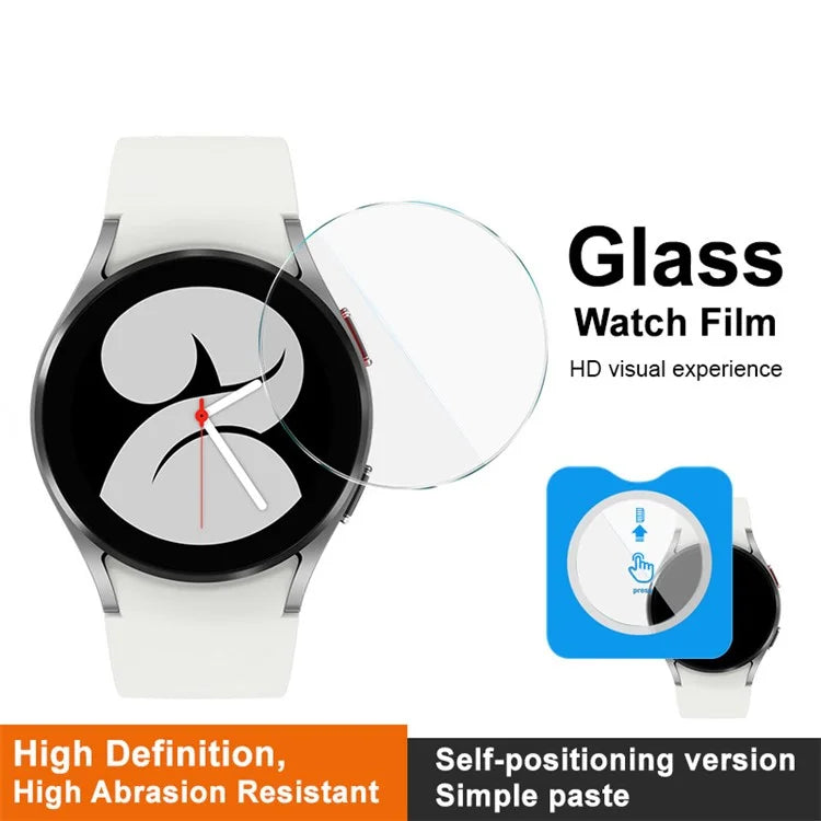 IMAK For Samsung Galaxy Watch4 40mm Screen Protector Clear Tempered Glass Film with Alignment Tool Kit