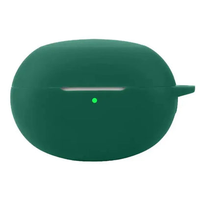 Dust Cover for Realme Buds Air 6 Pro Bluetooth Earphones Silicone Case with Anti-Lost Buckleish Green