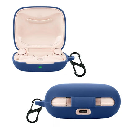 For Edifier Evo Open Headset Silicone Case Anti-Scratch Wireless Earphone Cover with Buckle