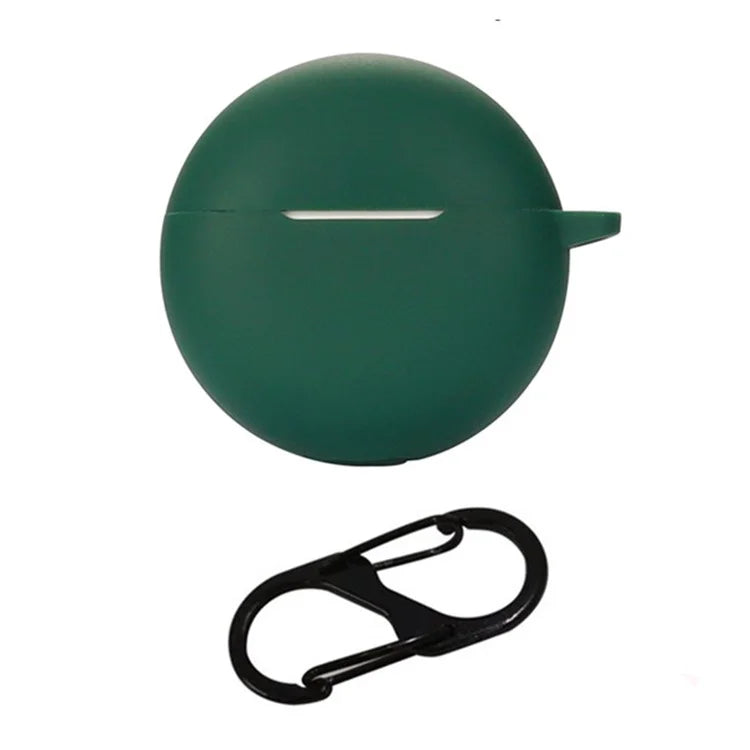 Silicone Cover for Oppo Enco Air3i Bluetooth Earphone Sleeve with Anti-Lost Buckle