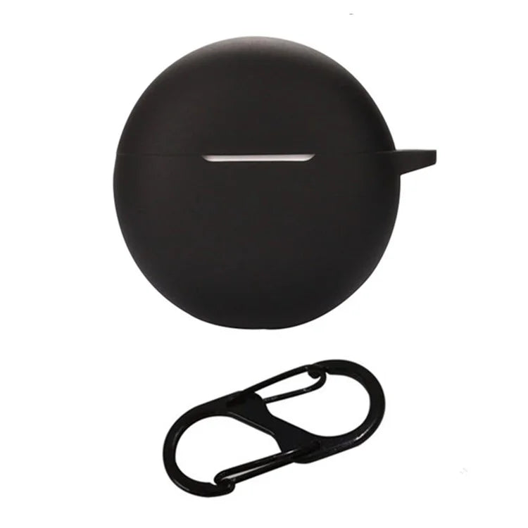 Silicone Cover for Oppo Enco Air3i Bluetooth Earphone Sleeve with Anti-Lost Buckle