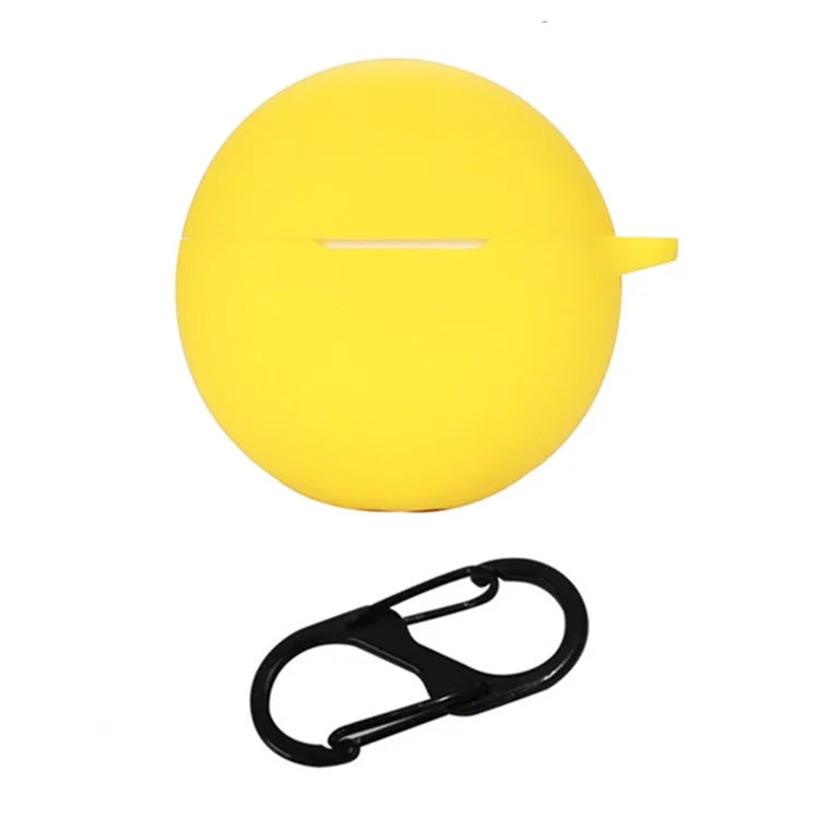 Silicone Cover for Oppo Enco Air3i Bluetooth Earphone Sleeve with Anti-Lost Buckle