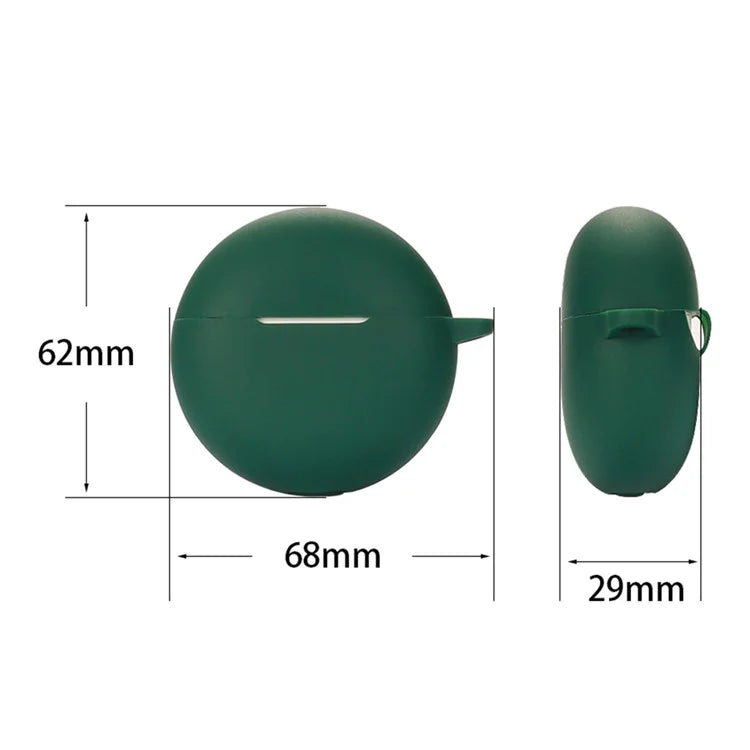 Silicone Cover for Oppo Enco Air3i Bluetooth Earphone Sleeve with Anti-Lost Buckle