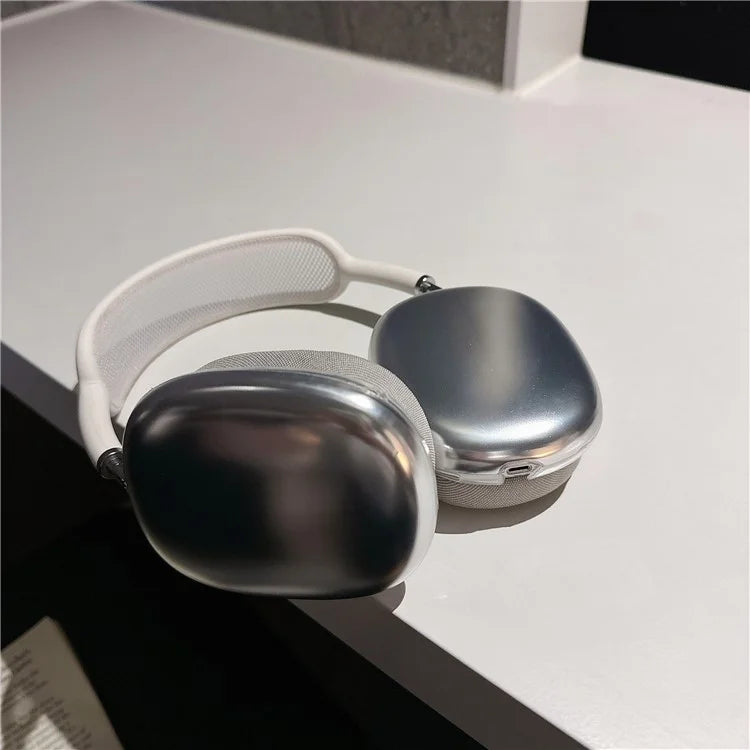 For AirPods Max 1 Pair Electroplating TPU Earmuff Shell Headphone Protective Cover