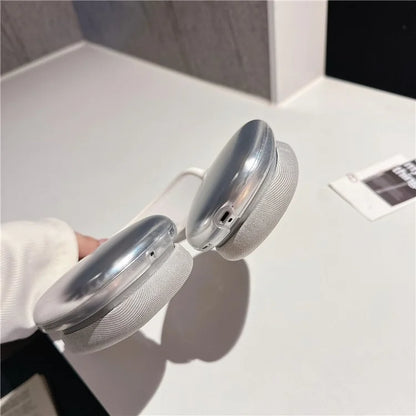 For AirPods Max 1 Pair Electroplating TPU Earmuff Shell Headphone Protective Cover