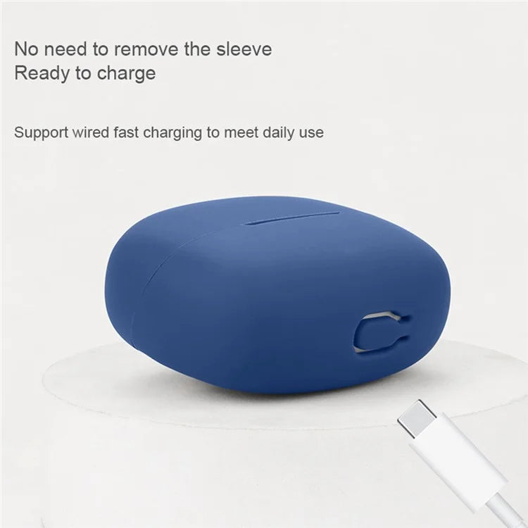 Silicone Case for Edifier Lolli Pro 3 Bluetooth Earphones Cover with Hanging Buckle
