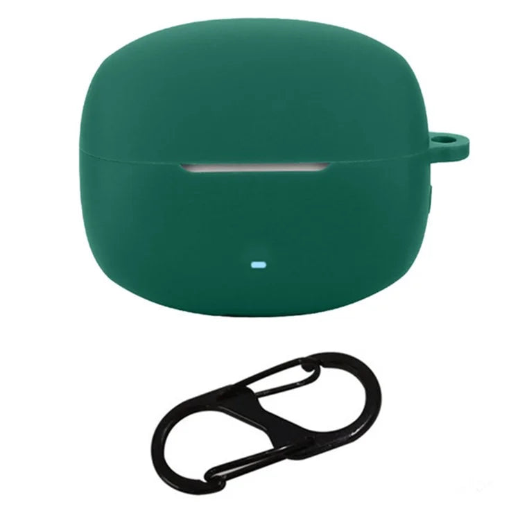 Silicone Case for Edifier Lolli Pro 3 Bluetooth Earphones Cover with Hanging Buckleish Green