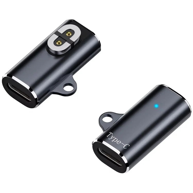 Magnetic Type-C Female Adapter Charge for Shokz Bone Conduction Earphone (Middle Elbow Design)