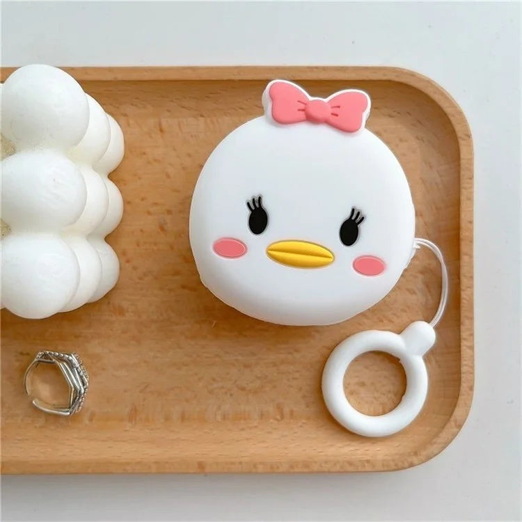For Samsung Galaxy Buds2 Silicone Case Cartoon Bluetooth Earphone Dust-Proof Cover