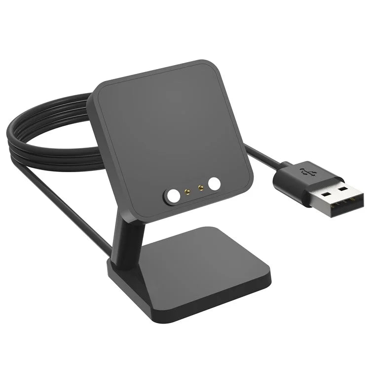 For Zeblaze Ares 3 Pro / GTR 3 Pro Charging Stand Smartwatch Charger Display Holder with 1m Cable