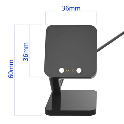 For Zeblaze Ares 3 Pro / GTR 3 Pro Charging Stand Smartwatch Charger Display Holder with 1m Cable