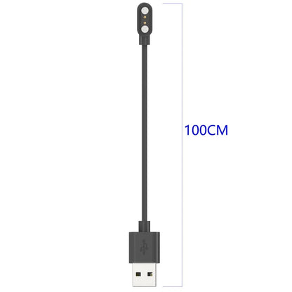 For Zeblaze Ares 3 Pro Smart Watch Charger Magnetic USB Charging Cable, 1m