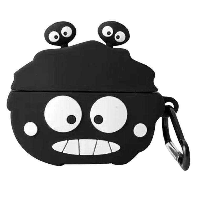 For Edifier X5 Pro Cartoon Silicone Case Bluetooth Earphone Cover with Carabiner