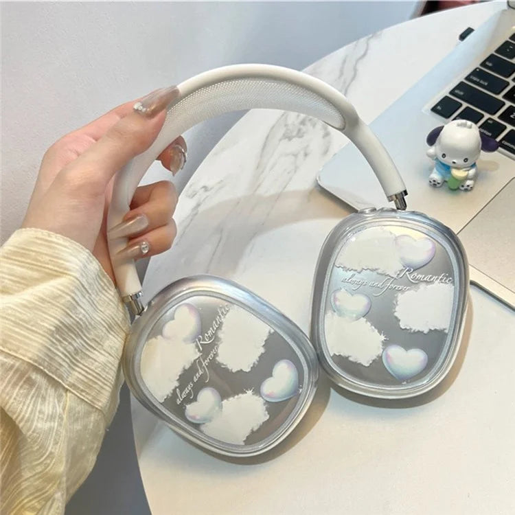 1Pair Protective Case for AirPods Max Headphone Drop-Resistance TPU Sleeve