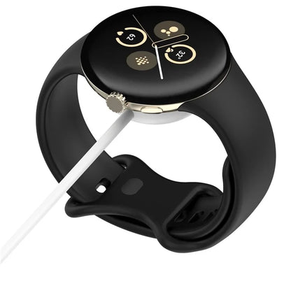 For Fitbit Ace LTE / Google Pixel Watch 3 / Pixel Watch 2 USB Cable Charging Dock Magnetic Watch Charger
