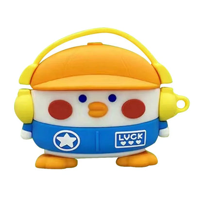 For Baseus Bowie M2 Bluetooth Earphone Cover Cartoon Dust-Proof Silicone Case