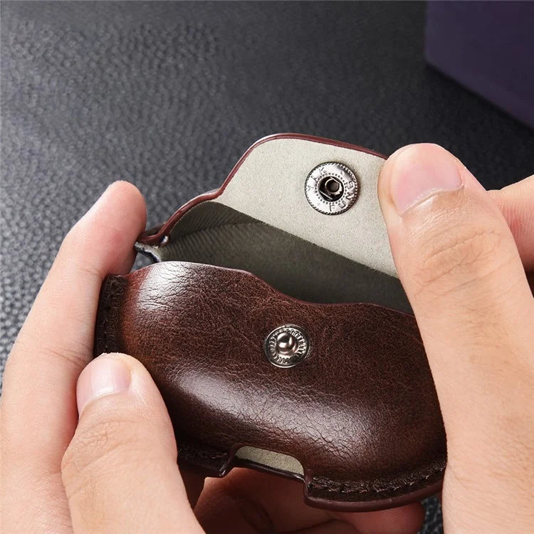 For Xiaomi Redmi Buds 4 Earphone Case PU Leather+PC Bluetooth Earbud Protective Cover