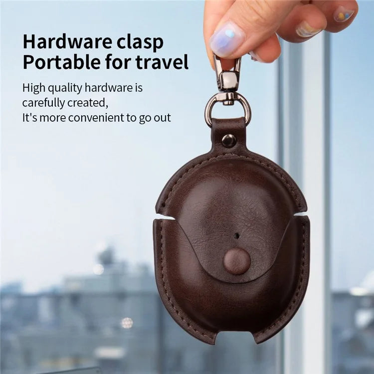 For Xiaomi Redmi Buds 4 Earphone Case PU Leather+PC Bluetooth Earbud Protective Cover