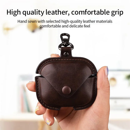 For Xiaomi Redmi Buds 5 Earphone Case PU Leather+PC Bluetooth Earbud Protective Cover