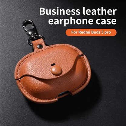 For Xiaomi Redmi Buds 5 Pro Charging Case Cover PU+PC Bluetooth Headset Protector