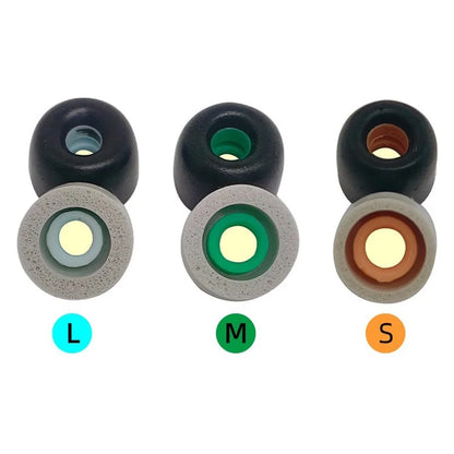 1 Pair Memory Foam Eartips for Sony WF-1000XM4 , Anti-Slip Replacement Ear Tips