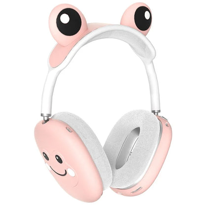For AirPods Max Frog Design Liquid Silicone Headphone Earmuff Shell + Headbeam Cover