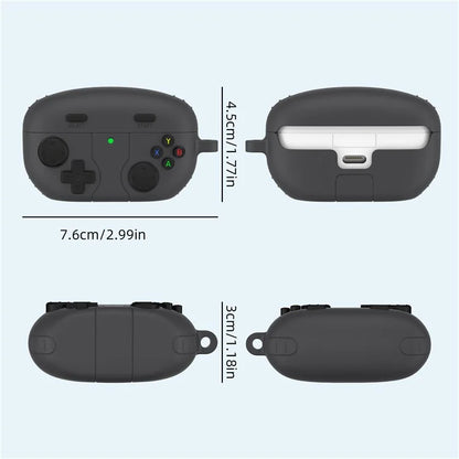 For Sony WF-1000XM5 Game Console Design Bluetooth Earphone Cover Liquid Silicone Anti-Drop Case