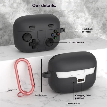 For Sony Linkbuds S Retro Game Console Design Bluetooth Earphone Liquid Silicone Cover