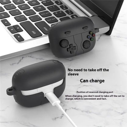 For Sony Linkbuds S Retro Game Console Design Bluetooth Earphone Liquid Silicone Cover