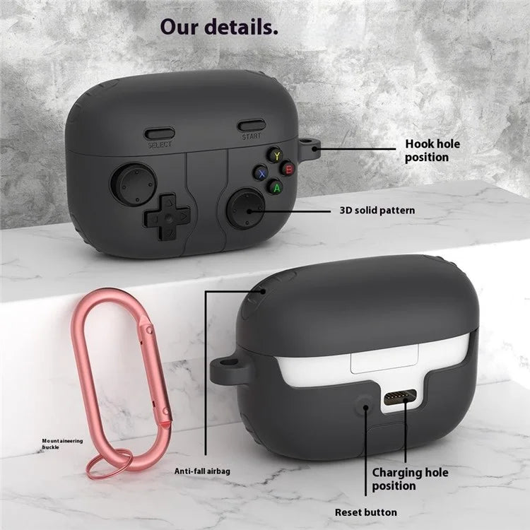 For Sony Linkbuds S Retro Game Console Design Bluetooth Earphone Liquid Silicone Cover