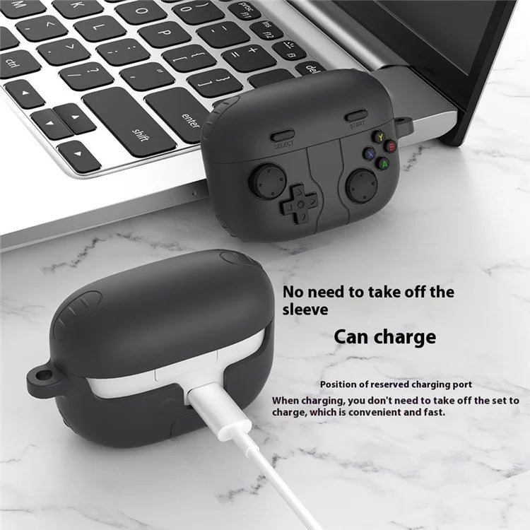 For Sony Linkbuds S Retro Game Console Design Bluetooth Earphone Liquid Silicone Cover
