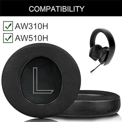 For Dell Alienware AW510H / AW310H Gaming Headset Cooling Gel + Memory Foam Ear Cushions with Crowbar