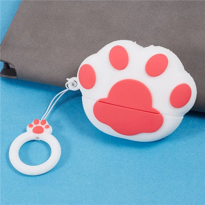 For Apple AirPods Pro Bluetooth Earphones Silicone Cover Cat Claws Protective Case