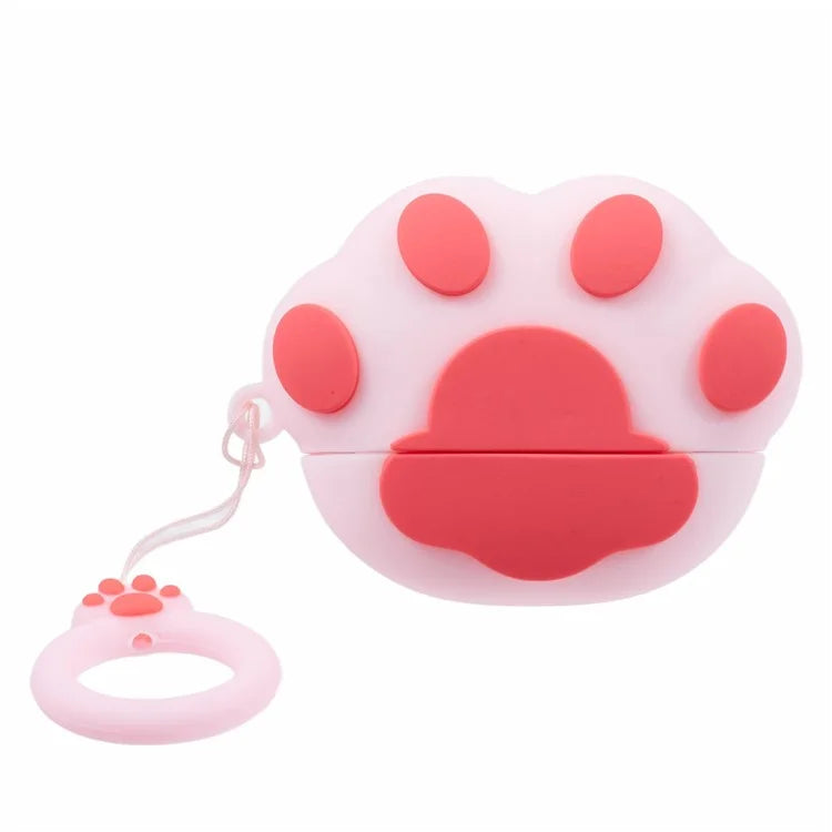 For Apple AirPods Pro Bluetooth Earphones Silicone Cover Cat Claws Protective Case