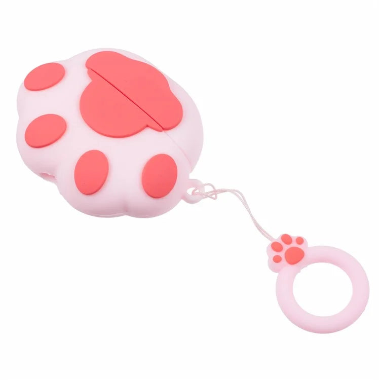 For Apple AirPods Pro Bluetooth Earphones Silicone Cover Cat Claws Protective Case