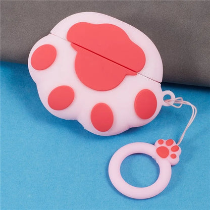 For Apple AirPods Pro Bluetooth Earphones Silicone Cover Cat Claws Protective Case