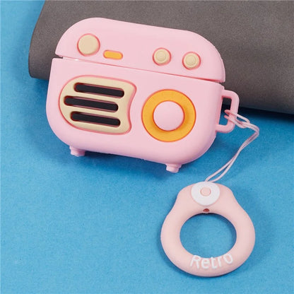 For Apple AirPods Pro Bluetooth Earphones Silicone Cover Speaker Shape Protective Case