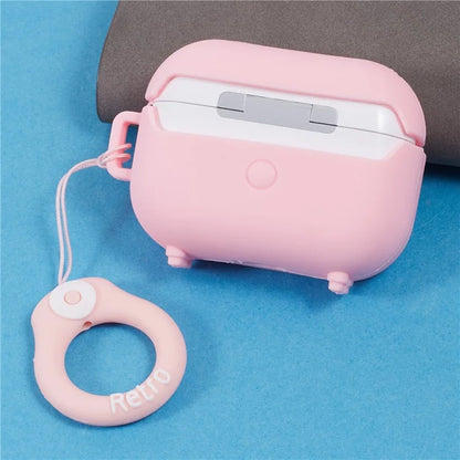 For Apple AirPods Pro Bluetooth Earphones Silicone Cover Speaker Shape Protective Case